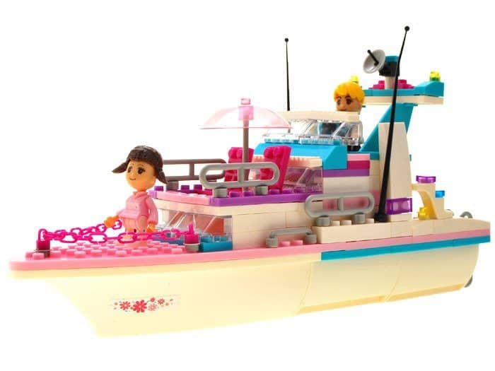 Mamido jachta loď 300 ks růžová J.ZA1694