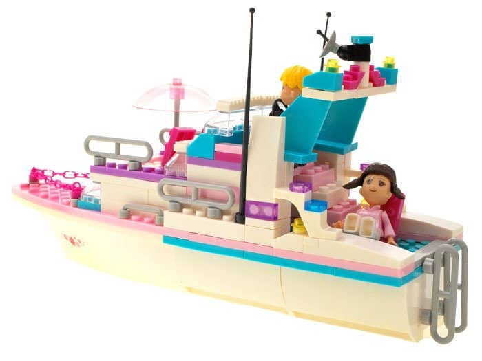 Mamido jachta loď 300 ks růžová J.ZA1694