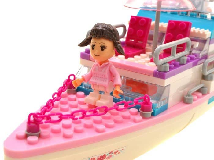 Mamido jachta loď 300 ks růžová J.ZA1694