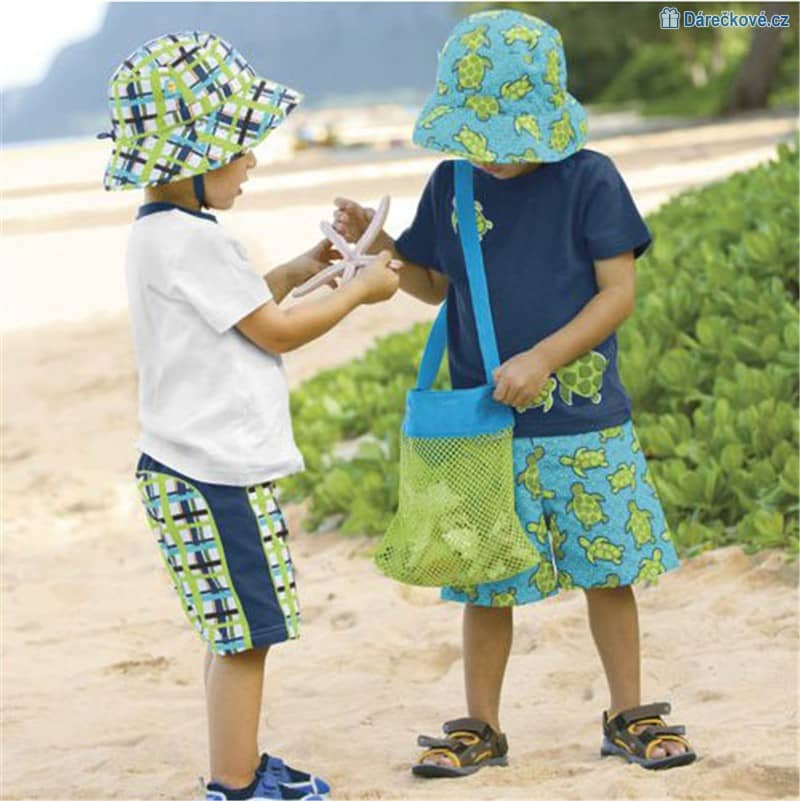 Dětská letní síťová taška na mušličky