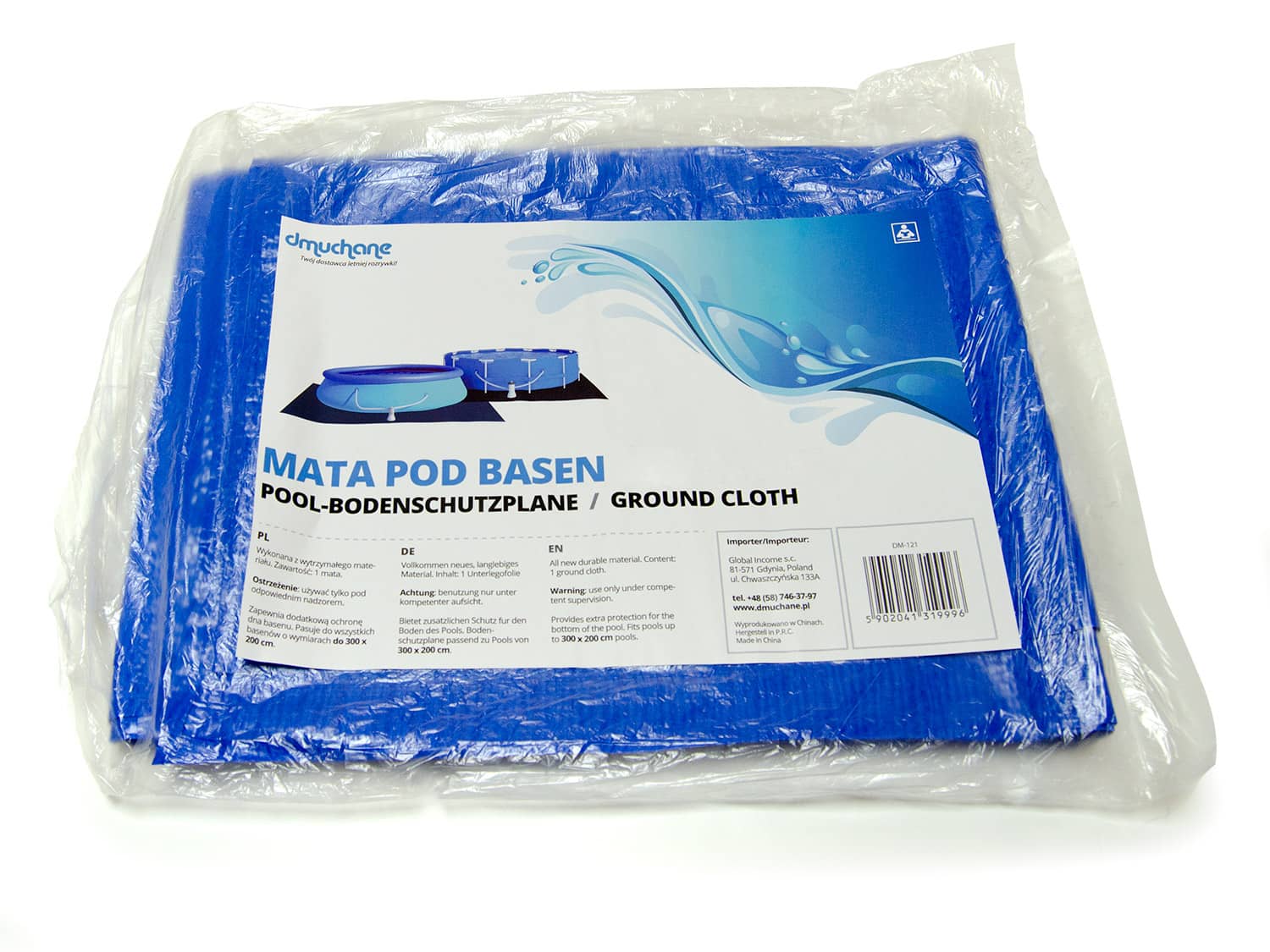 Podkladová plachta pod bazén 445 x 254 cm