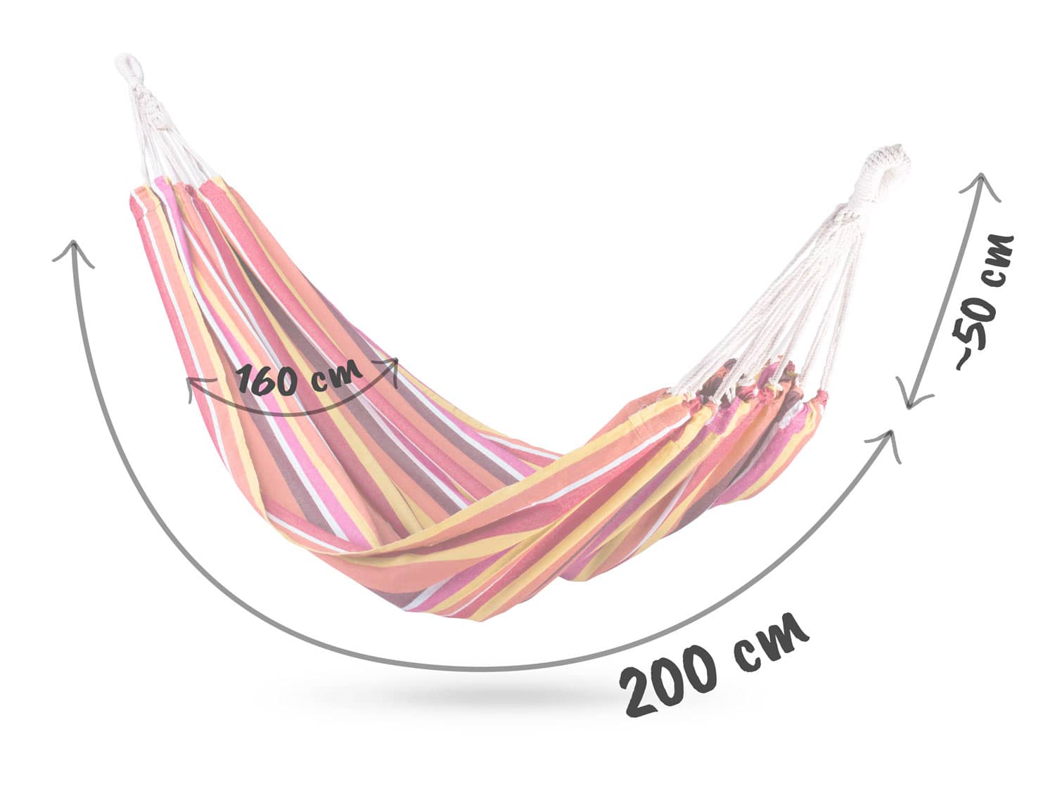 Houpací síť DOUBLE 220x160 cm