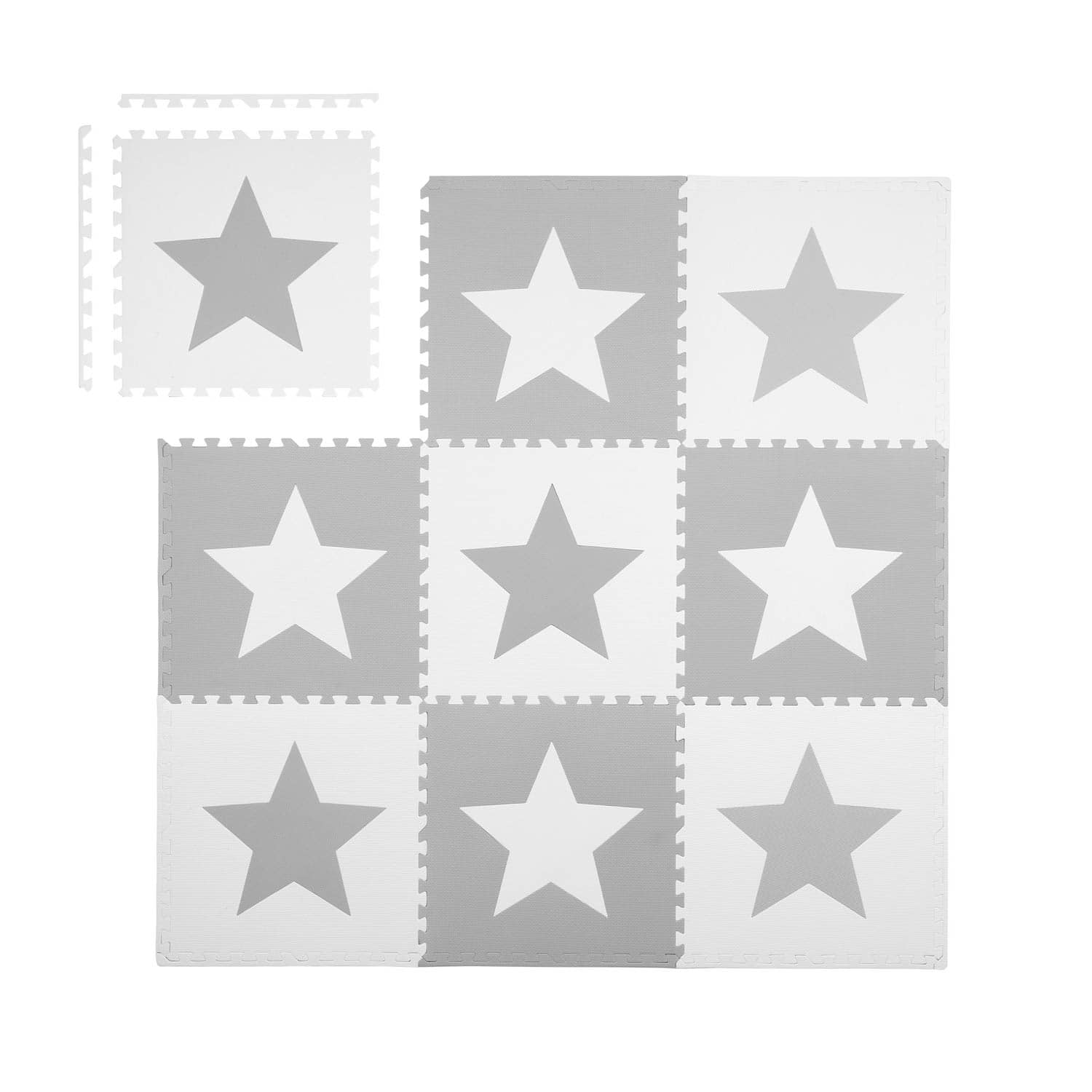 Velké pěnové puzzle 180 x 180 cm hvězdičky