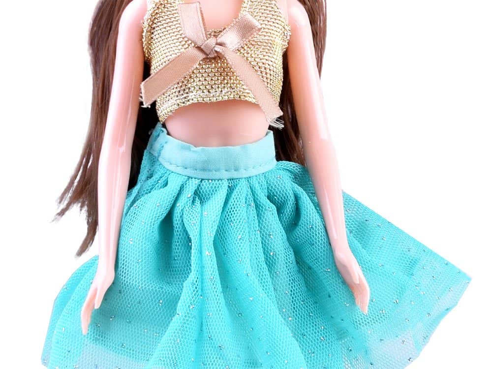 Panenka Emily s doplňky a batůžek modrý