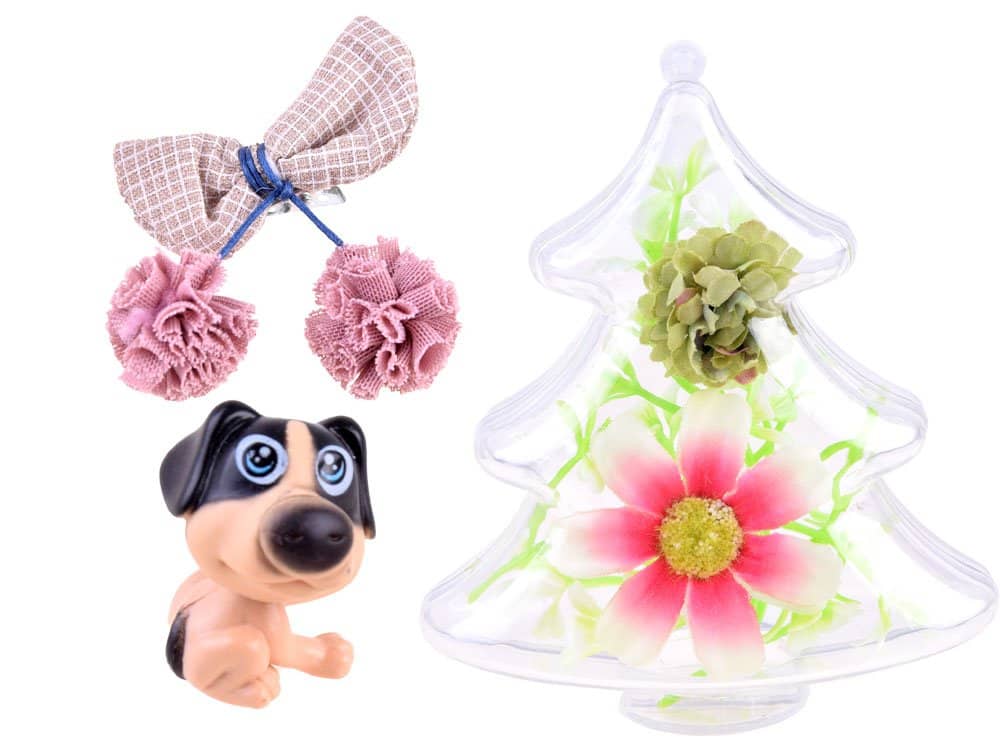 Panenka Emily s doplňky a kabelka s flitry