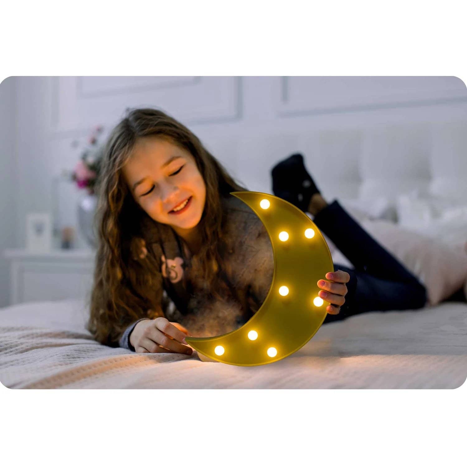 Ricokids noční lampička měsíc