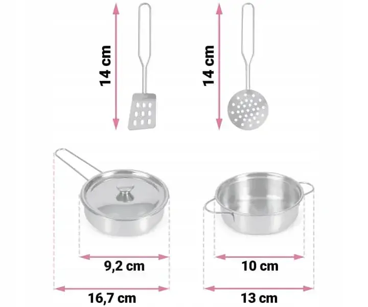 Dřevěná kuchyňka Ricokids PINK PROFI s LED