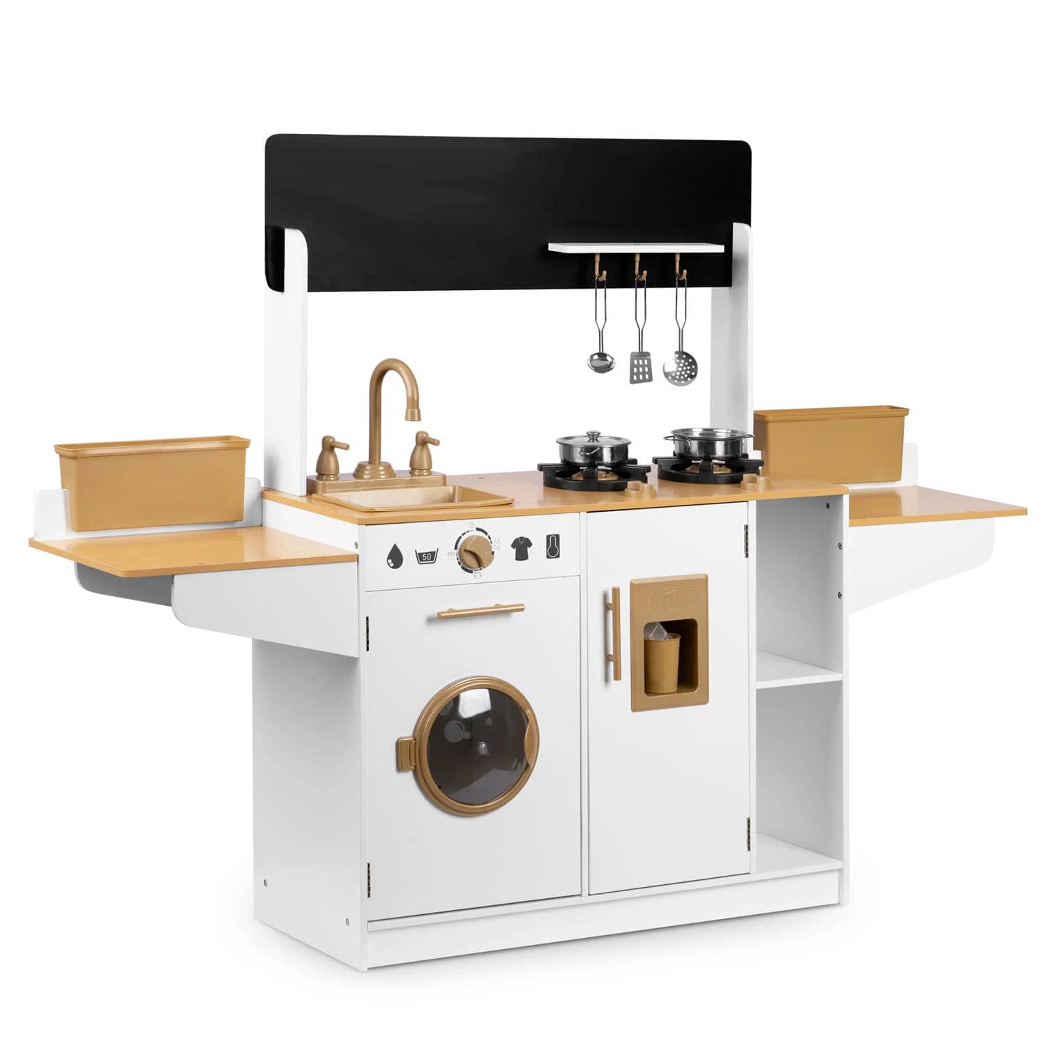 Dřevěná kuchyňka velká MODERN s doplňky