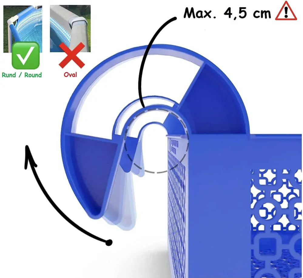 Košík na bazén CARRY BOX NEOSPORT žlutý