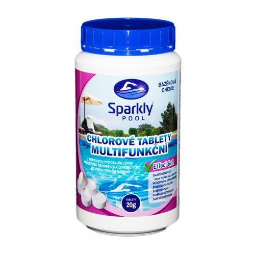 Sparkly POOL Chlorové tablety 6v1 multifunkční 20g MINI