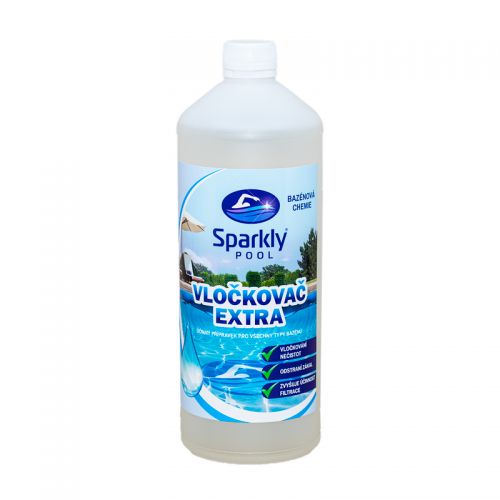 Sparkly POOL Vločkovač EXTRA - tekutý 1 l (1,3 kg)