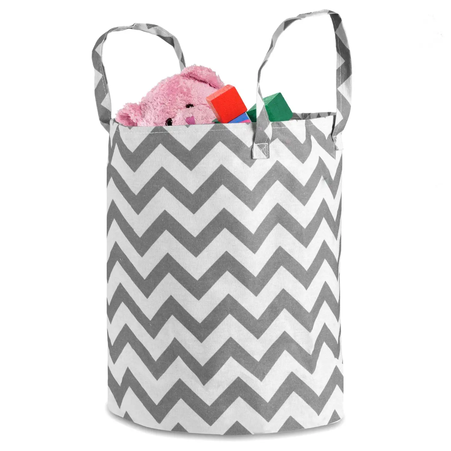 Velký koš na hračky CIKCAK šedý Nukido