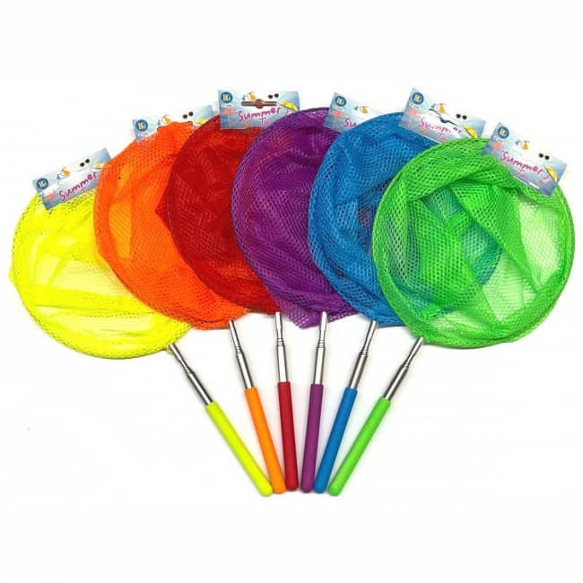 Sít'ka na motýli teleskopická 37-85 cm fialová