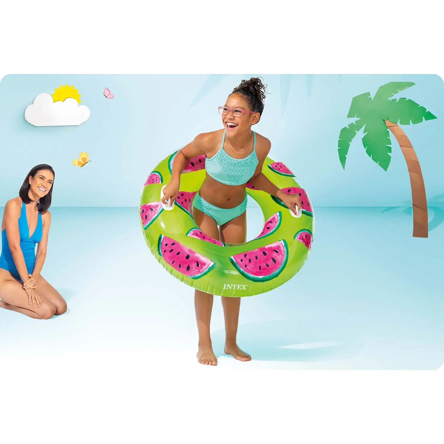 INTEX Nafukovací kruh Meloun 56261NP