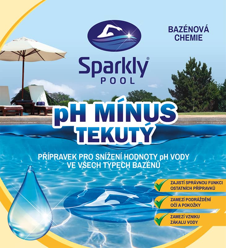 Sparkly POOL pH mínus tekutý 1L