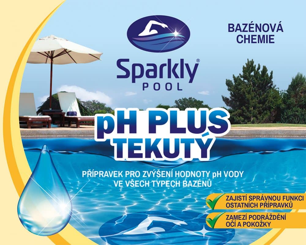 Sparkly POOL pH plus tekutý 1 l