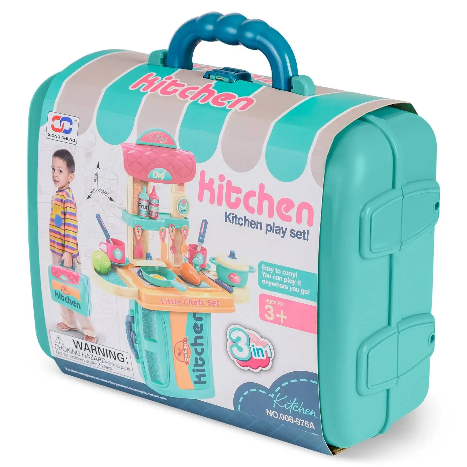 Ricokids dětská kuchyňka s kufrem 54x42 cm