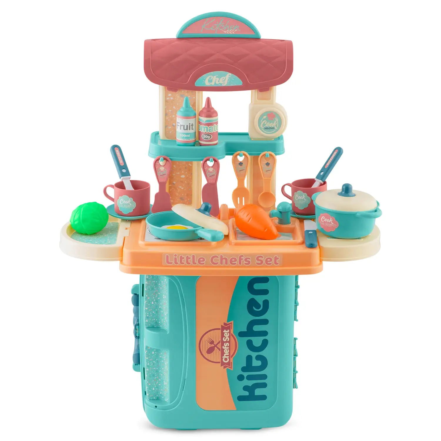 Ricokids dětská kuchyňka s kufrem 54x42 cm