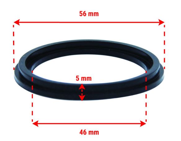 Náhradní těsnění mezi hadici a hlavou filtrace