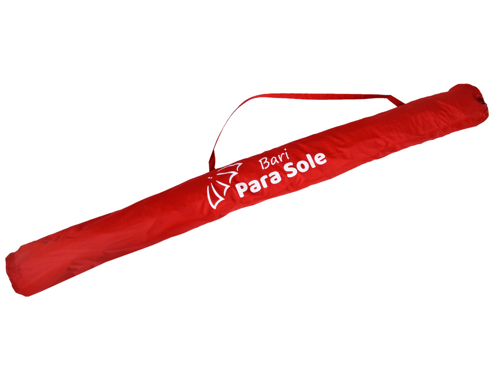 Plážový slunečník Chalkidiki Para Sole UPF 50+ červený