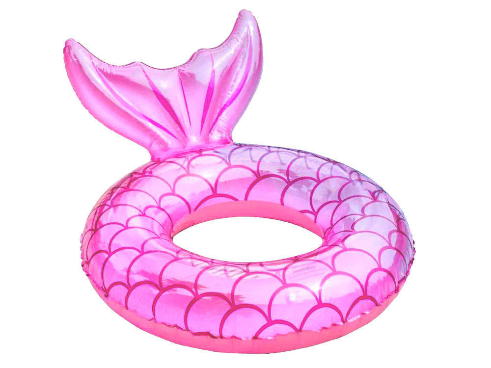 Dětský nafukovací kruh Mořská panna 60cm růžový