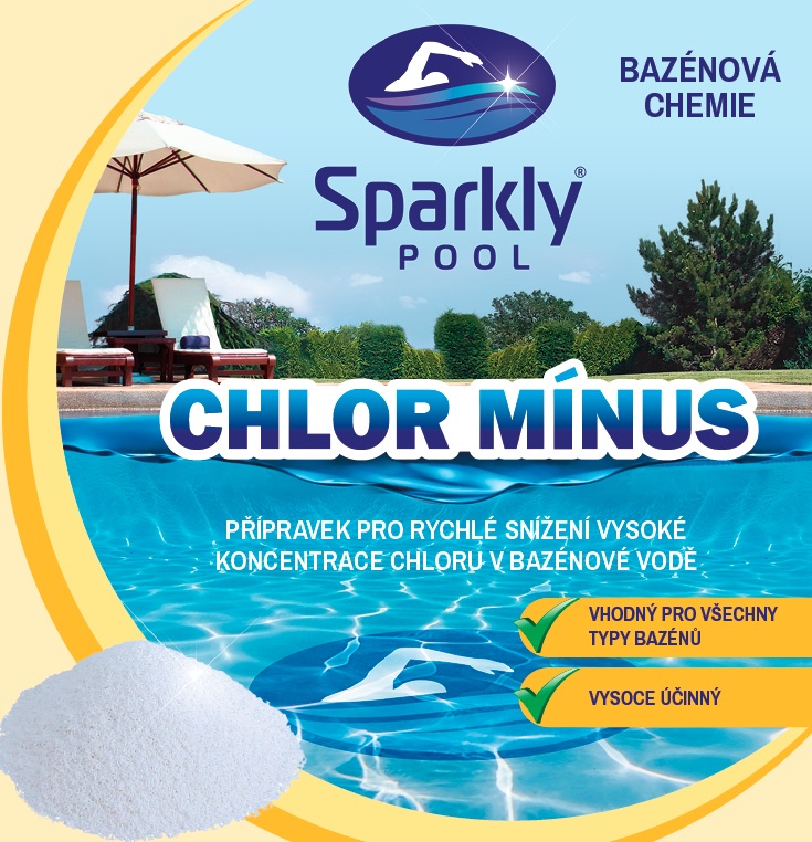 Sparkly POOL Chlor mínus - chlor stop 1 kg