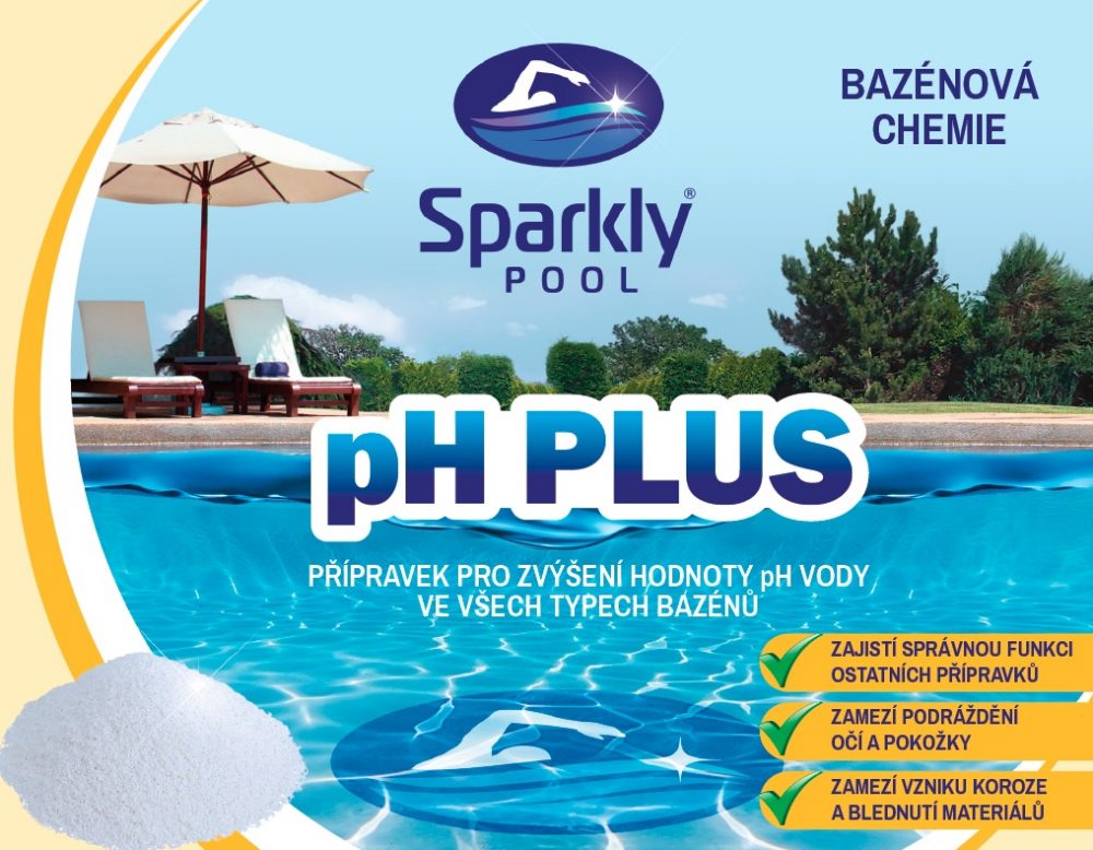 Sparkly POOL pH plus 3 kg
