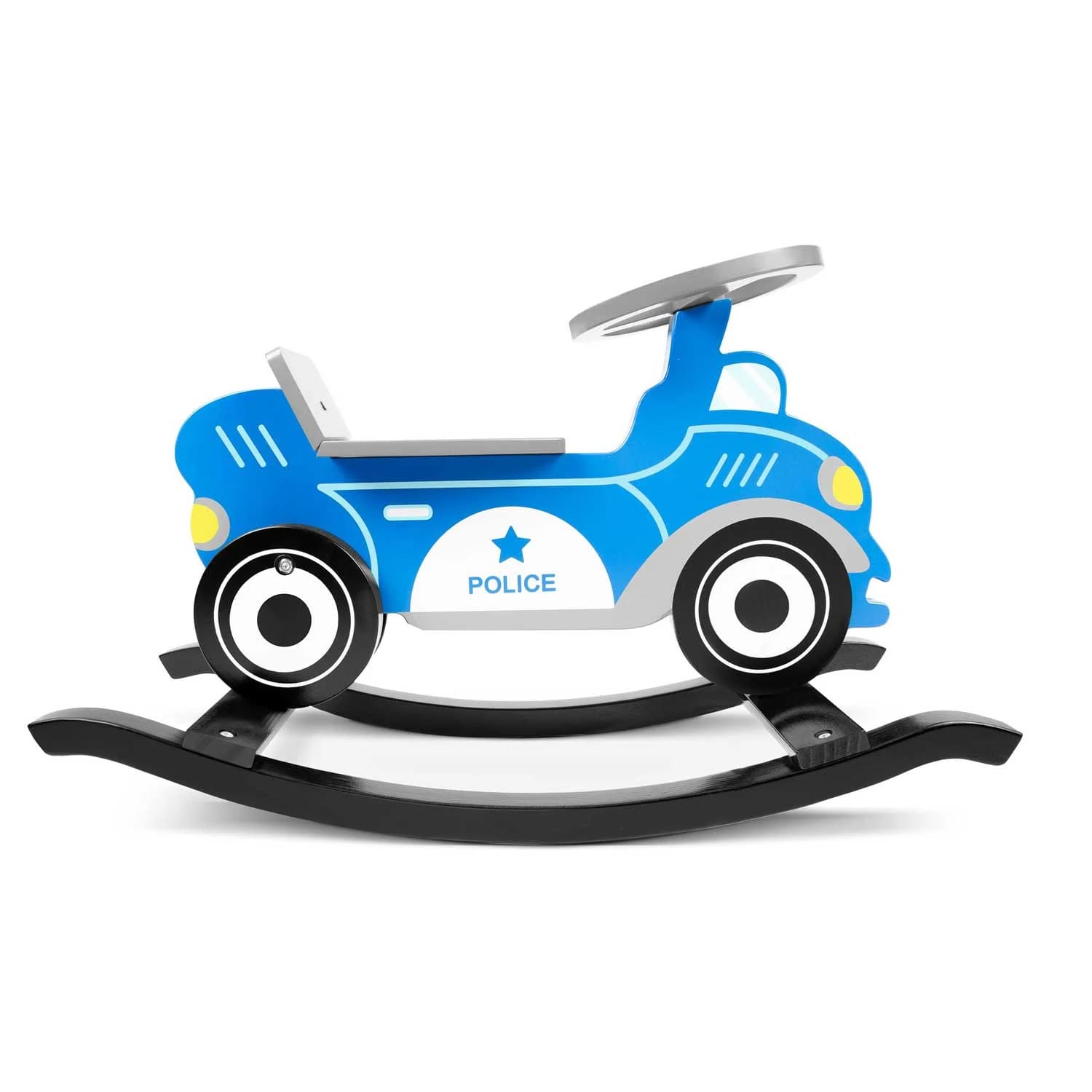 Dřevěnné houpací auto Ricokids policie