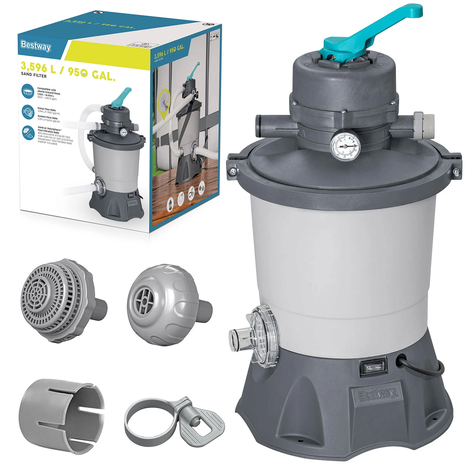 Bestway písková filtrace 58515 Standard Evo 3596 l/hod