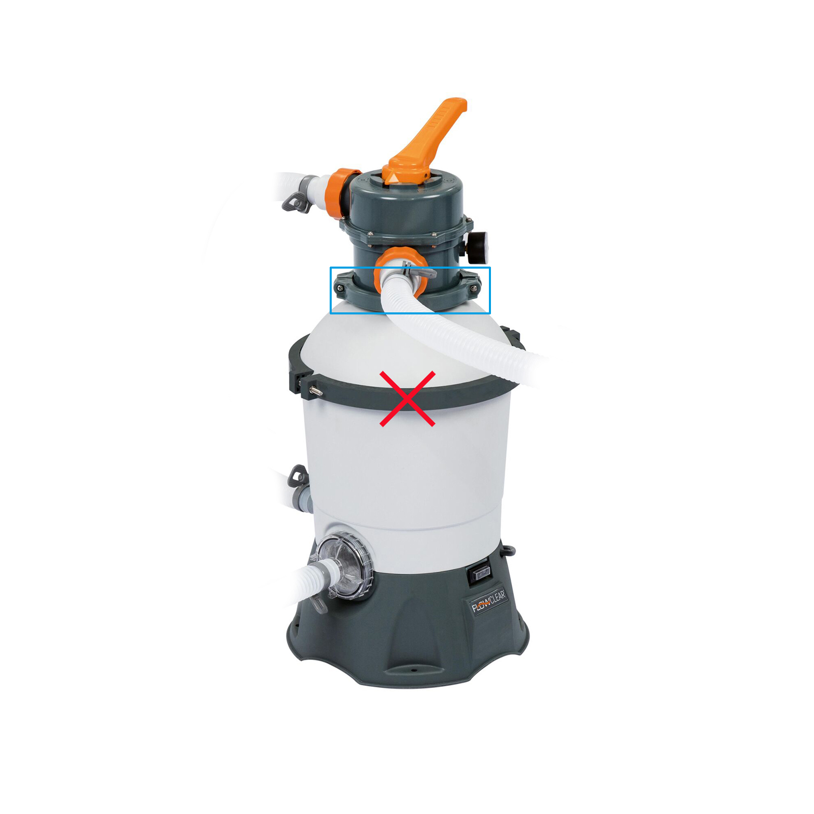 Náhradní svorka příruby pro pískové filtrace Bestway P03823