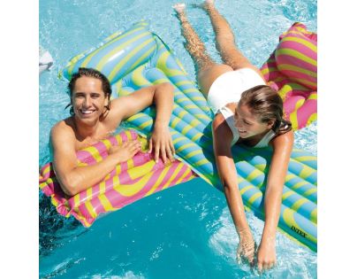 Intex 59711 Nafukovací matrace Razzle Dazzle 183 x 69 cm modrá