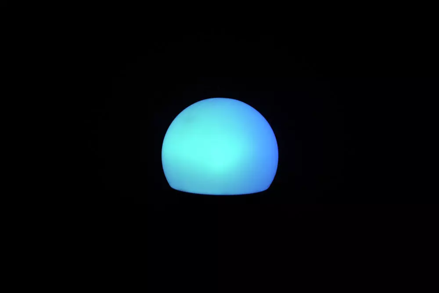 Lampa s bezdrátovým digitálním teploměrem