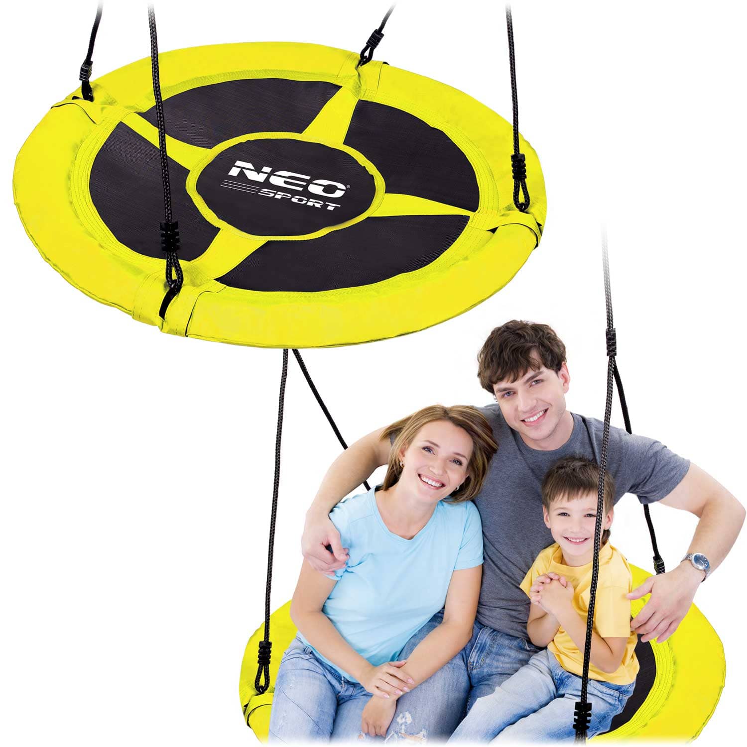 Neo-Sport Zahradní houpačka NS-103 95cm žlutá