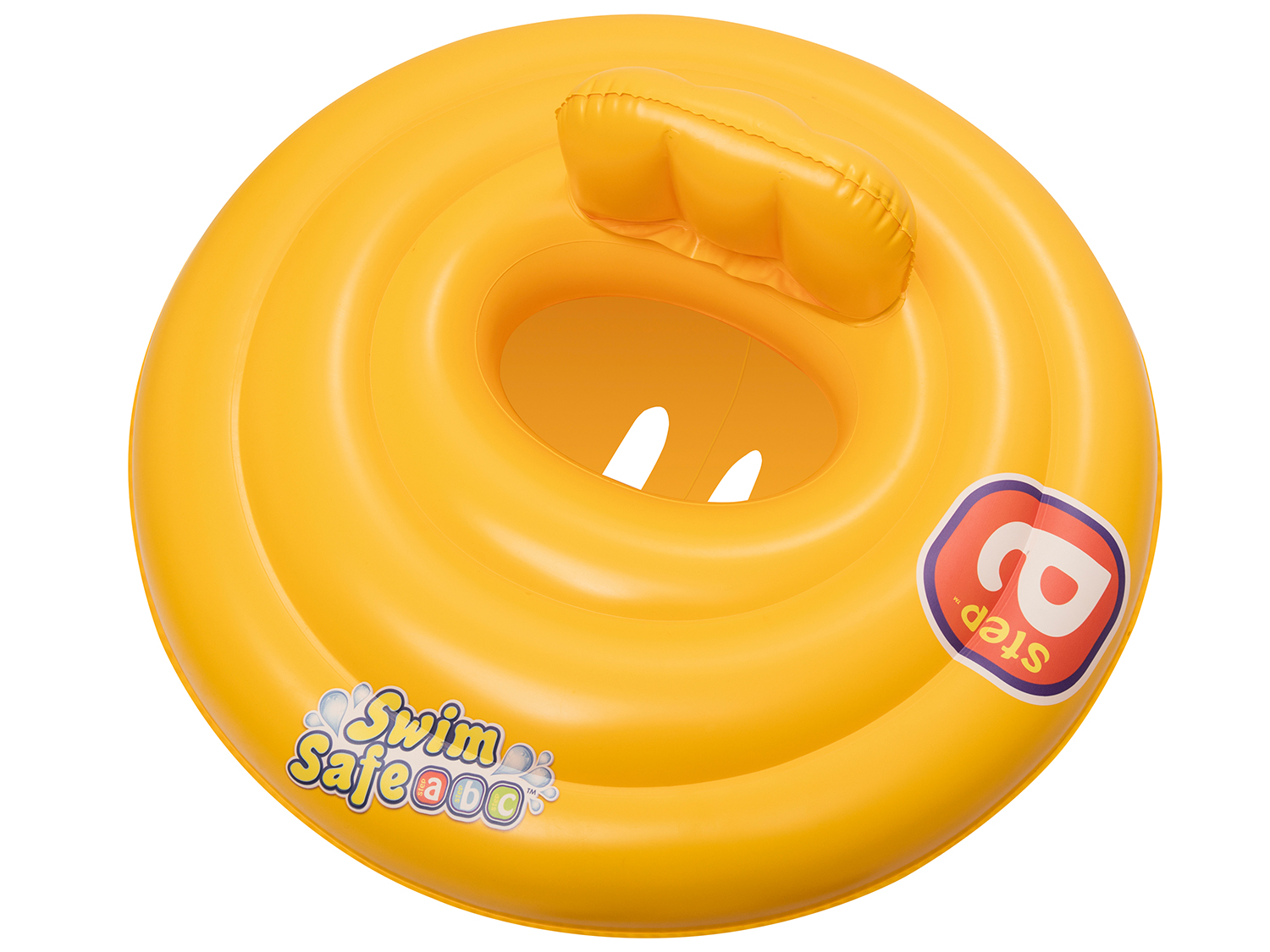 Nafukovací baby sedací kruh s opěrkou průměr 69cm