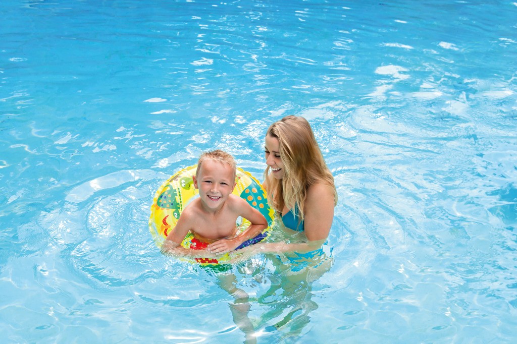 Kruh plavecký INTEX 59242 TRANSPARENT 61cm 