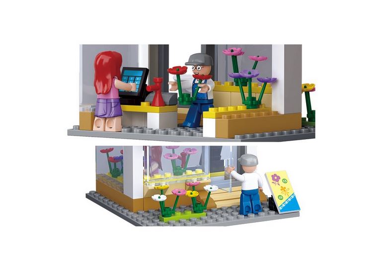 Stavebnice Sluban květinářství