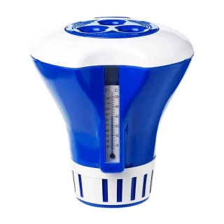 Bazénový plovák velký deluxe s teploměrem 200 g