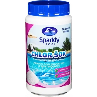 Sparkly POOL Chlor šok 1 kg